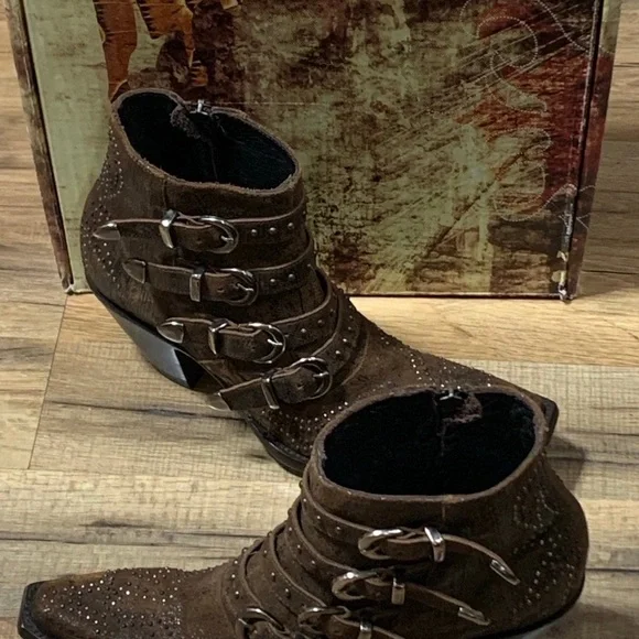 NIB Old Gringo Roxy Leather Boots Size 7 - Picture 2 of 5